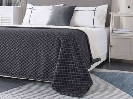 Покрывало Софи де Марко Гранд (темно-серое) 160х220