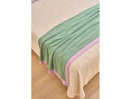 Плед Luxberry TULIP базилик/фиалка 150х200