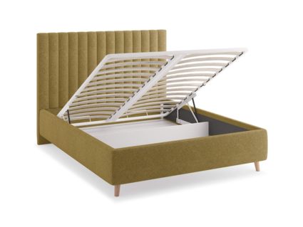 Кровать Сонум Amanda Кашемир Горчичный (с подъемным механизмом) 160х200