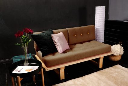 Диван Арско Торн-М двухместный коричневый Длина 140 см