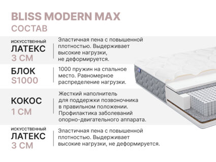 Матрас Димакс Bliss Modern max 60х170