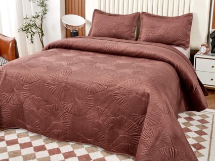 Покрывало Софи де Марко Бенита (марсала) 240х260