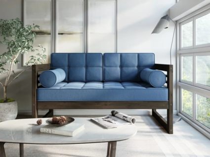 Диван Арско Сега Мини двухместный голубой