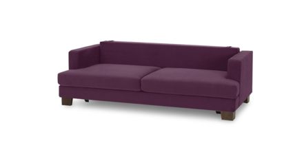 Диван Фиеста Мебель Марсель велюр Vivaldi 19 фиолетовый