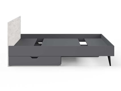 Кровать Сонум Ines Ясмунд + серый 80х190