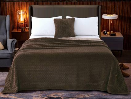 Покрывало Софи де Марко Аврил (шоколад) 160х220