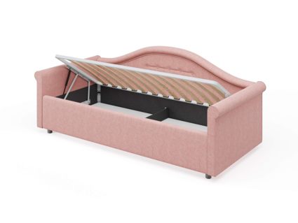 Кровать Сонум Maria Рогожка Графит (с подъемным механизмом) 80х190