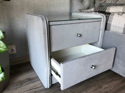 Тумба Димакс Сандрига велюр Velutto 06 уцененная 45х57