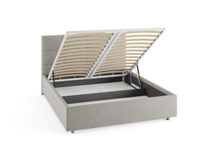 Кровать Сонум Caprice Рогожка Мокко (с подъемным механизмом) 160х190