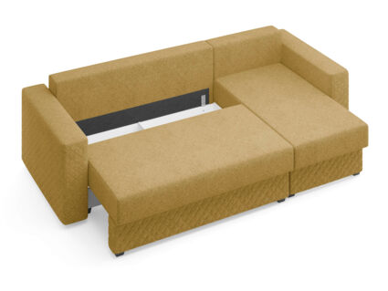 Диван Сонум Denver угловой Рогожка зелёный Длина 267 см