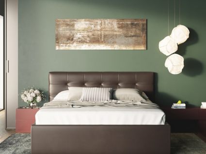 Кровать Nuvola Parma Bravo cream (с подъемным механизмом) 200х190