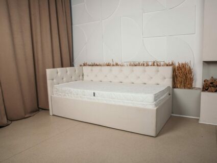 Кровать Димакс Бриони с подъемным механизмом 120x200 Велюр Velutto 33 уцененная 120х200