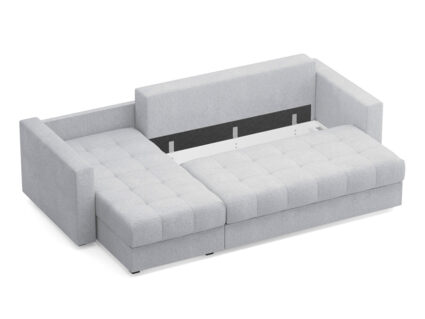 Диван Сонум Megapolis угловой Эвита серый Длина 260 см