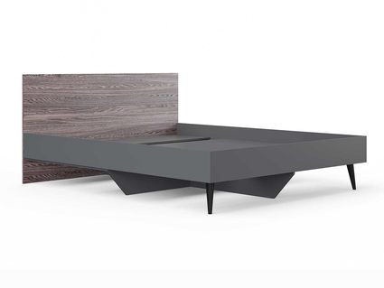 Кровать Сонум Ines Ясень анкор + серый 