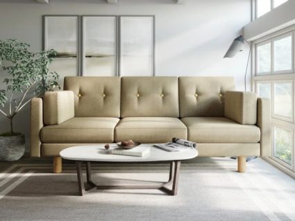 Диван Арско Ингвар Б трехместный бежевый Длина 199 см