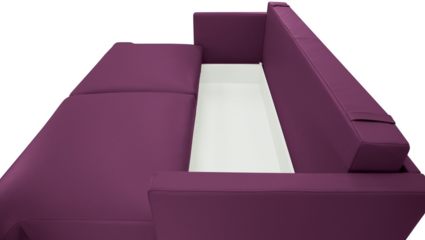 Диван Фиеста Мебель Ибица велюр Vivaldi 19 фиолетовый
