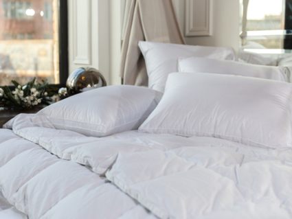 Подушка German Grass White Familie Down средняя 50х90