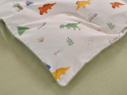 Комплект постельного белья Софи де Марко Динозаврики (зеленый) 1,5-спальный