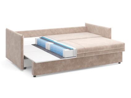 Диван Сонум Remy Тедди песочный Длина 215 см