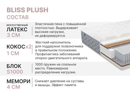 Матрас Димакс Bliss Plush 110х180