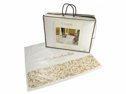 Комплект постельного белья Асабелла с летним одеялом 2224-OMP Евро