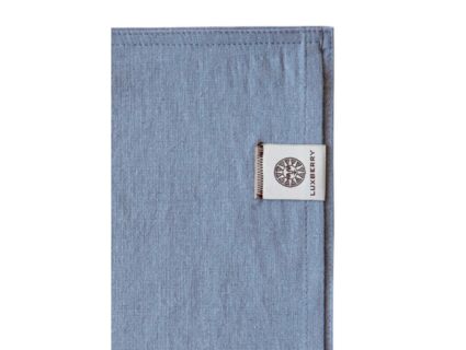 Комплект постельного белья Luxberry ЛЁН И ХЛОПОК голубой Евро