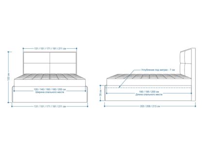 Кровать Lonax Марселла велюр Dolly-1 (с подъемным механизмом) 180х190