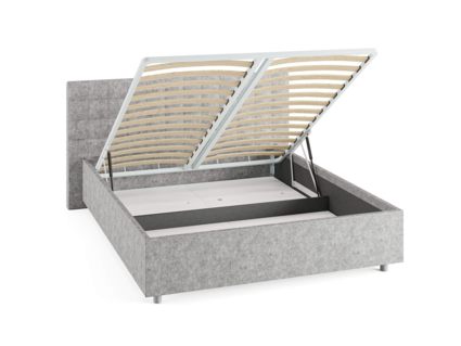 Кровать Сонум Siena Кашемир Латте (с подъемным механизмом) 160х200