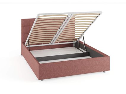 Кровать Сонум Tivoli Кашемир Светло-серый (с подъемным механизмом) 80х190