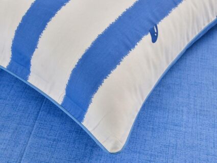 Комплект постельного белья Софи де Марко Касатки (синий) 1,5-спальный