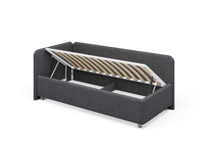 Кровать Сонум Capri Рогожка Песочная (с подъемным механизмом) 80х200