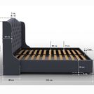 Кровать Sleeptek Premier 5 Велюр 15 (с подъемным механизмом) 180х200