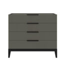 Комод Rivi Goodman (широкий) Серый графит/венге 50х110