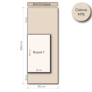 Кровать Mr.Mattress Site Box велюр Grey 180х190