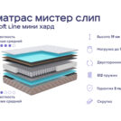 Кровать Димакс Джеффер с п/м + матрас Мистер Слип Soft Line мини хард 160х200