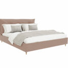 Кровать Beautyson Doris велюр Formula 225 бежевый 200х190