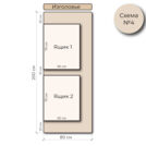 Кровать Mr.Mattress Site Box велюр Toffee 120х190