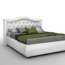 Кровать Sleeptek Premier 6 Экокожа White (с подъемным механизмом) 200х200