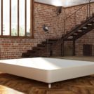 Кровать Mr.Mattress Fine Box экокожа Beige 80х190