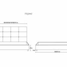 Кровать Димакс Норма Сапфир с подъемным механизмом 180х200